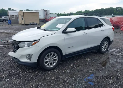 2018 Chevrolet Equinox Lt из США, поврежденный, VIN 3GNAXJEV7JL134056